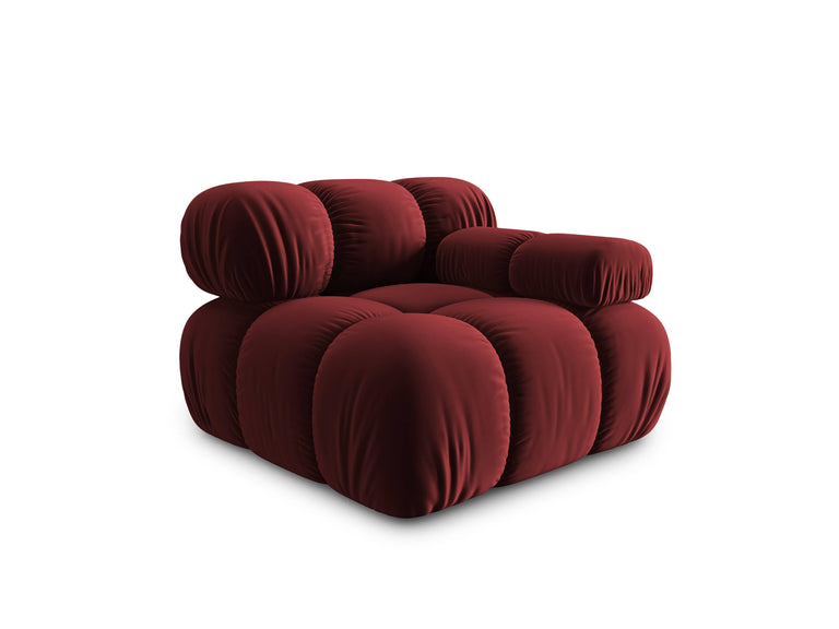 Modulair-hoekelement Tropea rechts velvet