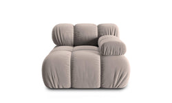 Modulair-hoekelement Tropea rechts velvet