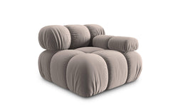 Modulair-hoekelement Tropea rechts velvet