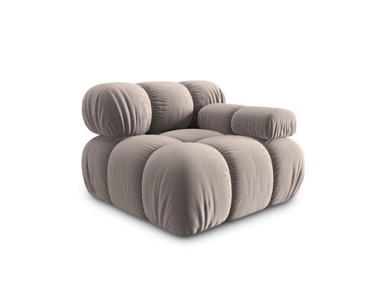 Modulair-hoekelement Tropea rechts velvet
