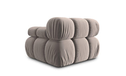 Modulair-hoekelement Tropea rechts velvet