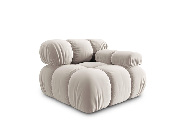 Modulair-hoekelement Tropea rechts velvet