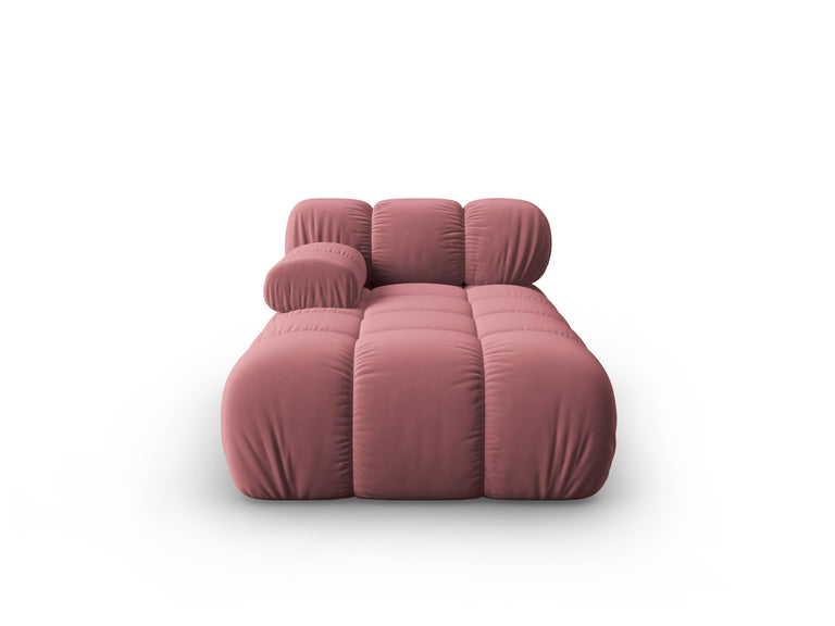 Modulair-chaise longue Tropea links velvet