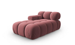 Modulair-chaise longue Tropea links velvet