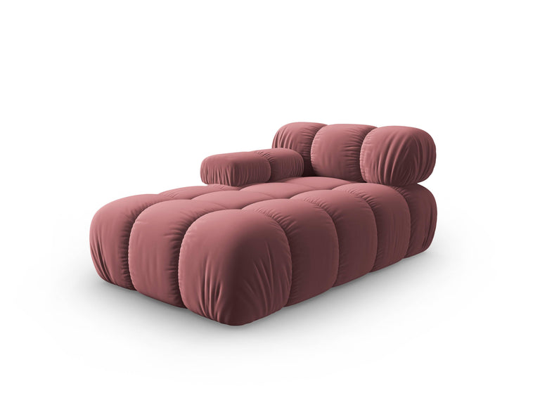 Modulair-chaise longue Tropea links velvet