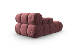 Modulair-chaise longue Tropea links velvet