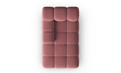 Modulair-chaise longue Tropea links velvet