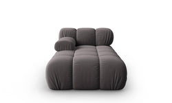 Modulair-chaise longue Tropea links velvet