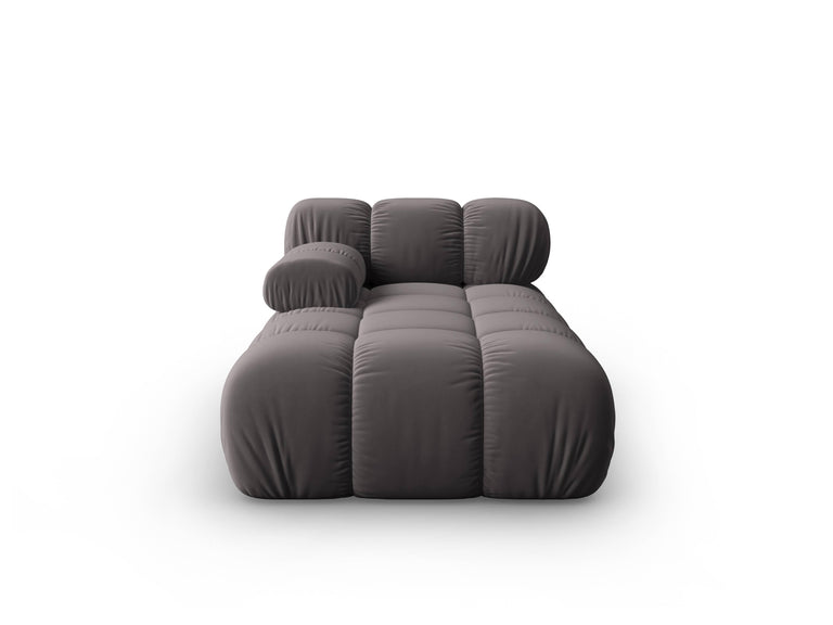 Modulair-chaise longue Tropea links velvet