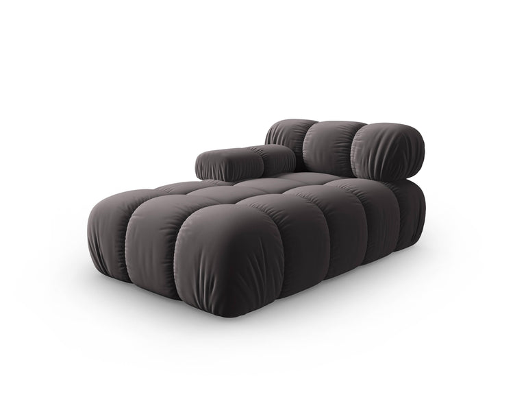 Modulair-chaise longue Tropea links velvet
