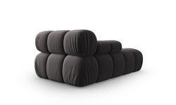 Modulair-chaise longue Tropea links velvet