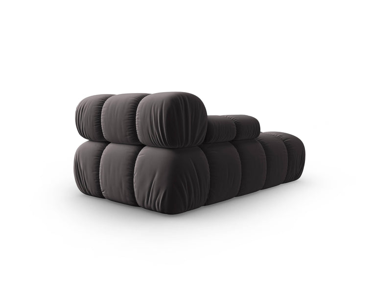 Modulair-chaise longue Tropea links velvet