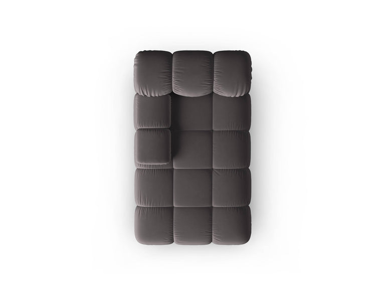 Modulair-chaise longue Tropea links velvet