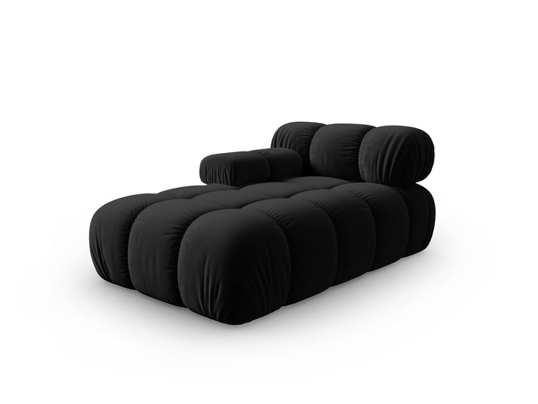 Modulair-chaise longue Tropea links velvet