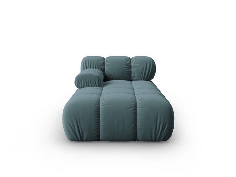 Modulair-chaise longue Tropea links velvet