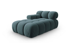 Modulair-chaise longue Tropea links velvet