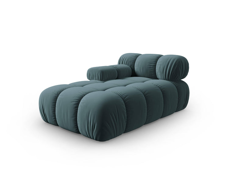 Modulair-chaise longue Tropea links velvet