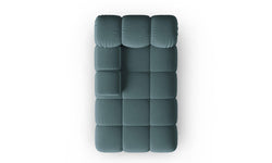 Modulair-chaise longue Tropea links velvet