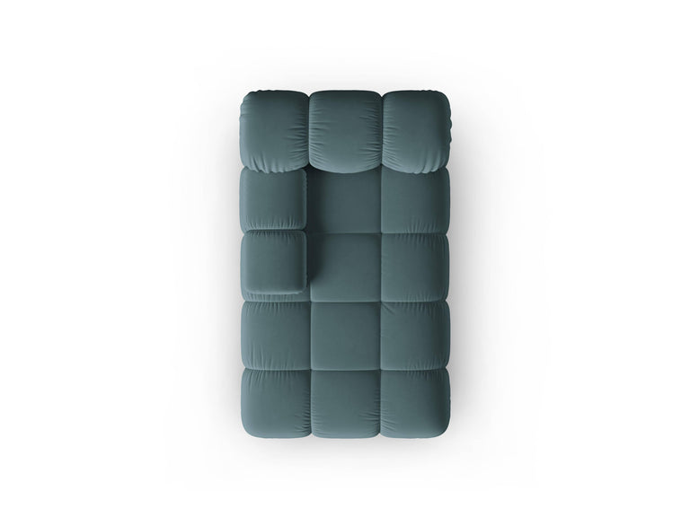 Modulair-chaise longue Tropea links velvet
