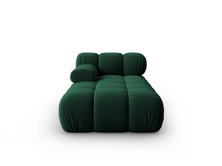 Modulair-chaise longue Tropea links velvet