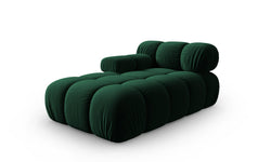 Modulair-chaise longue Tropea links velvet