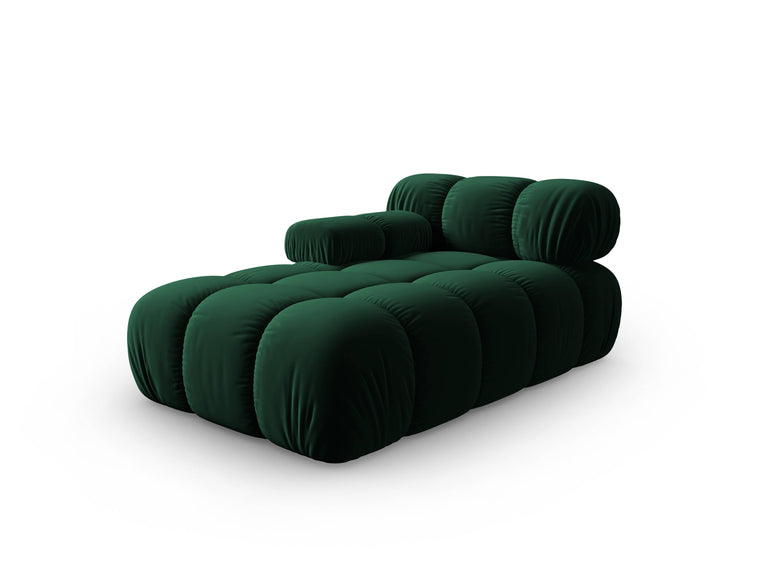 Modulair-chaise longue Tropea links velvet