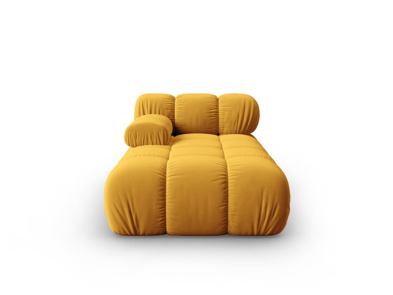 Modulair-chaise longue Tropea links velvet