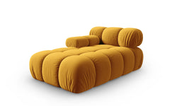 Modulair-chaise longue Tropea links velvet