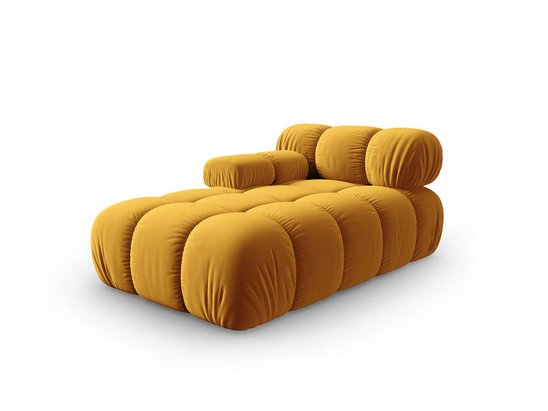 Modulair-chaise longue Tropea links velvet