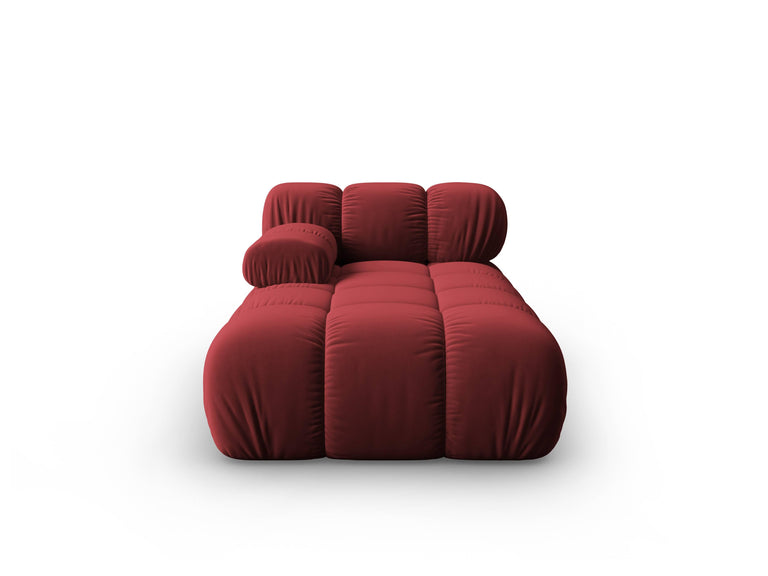 Modulair-chaise longue Tropea links velvet