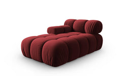 Modulair-chaise longue Tropea links velvet