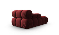 Modulair-chaise longue Tropea links velvet