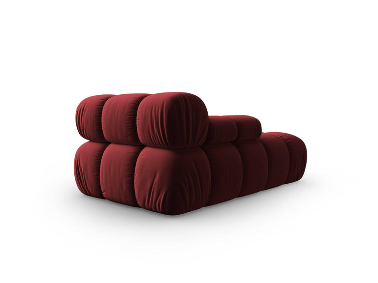 Modulair-chaise longue Tropea links velvet