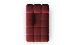 Modulair-chaise longue Tropea links velvet