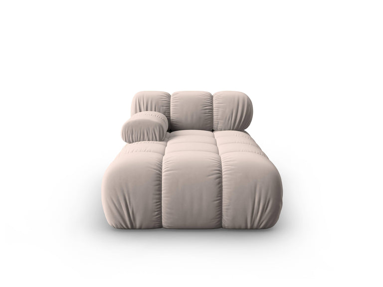 Modulair-chaise longue Tropea links velvet