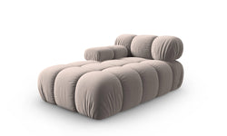 Modulair-chaise longue Tropea links velvet