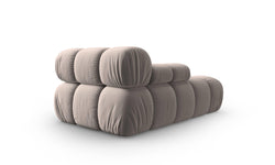 Modulair-chaise longue Tropea links velvet