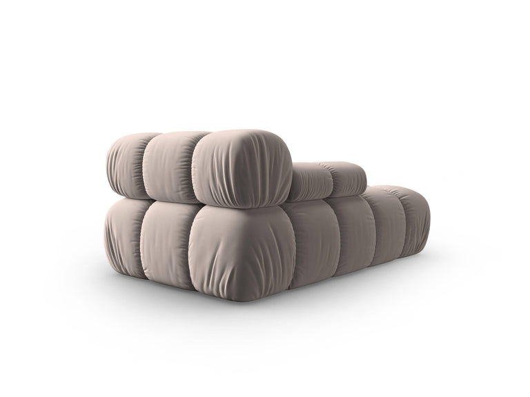 Modulair-chaise longue Tropea links velvet