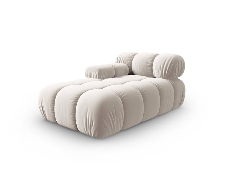 Modulair-chaise longue Tropea links velvet
