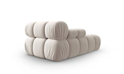 Modulair-chaise longue Tropea links velvet