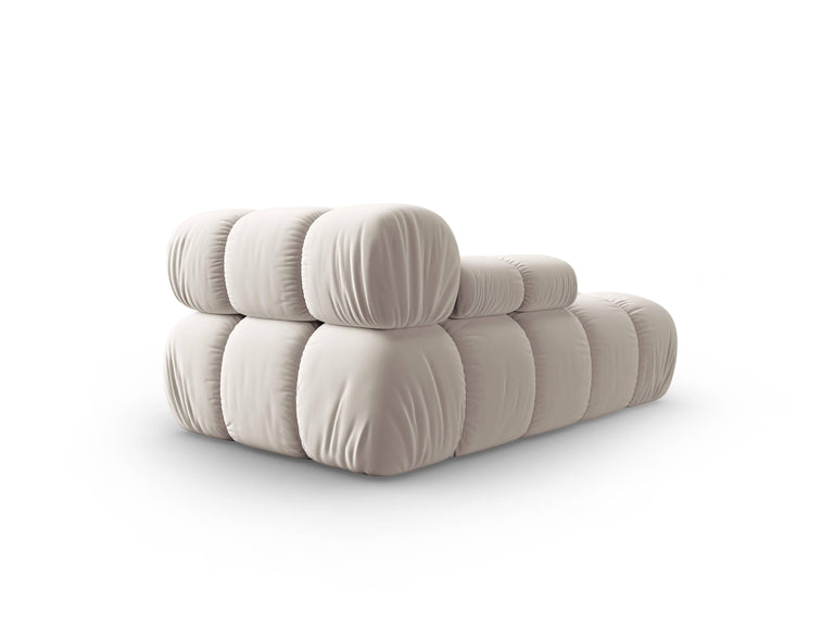 Modulair-chaise longue Tropea links velvet