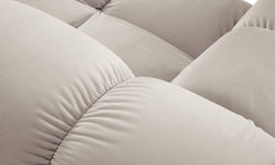 Modulair-chaise longue Tropea links velvet