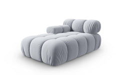 Modulair-chaise longue Tropea links velvet