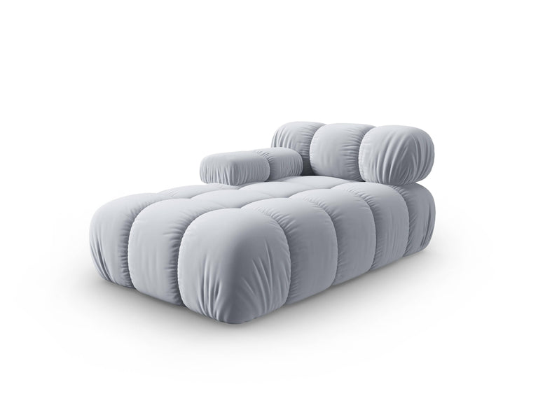 Modulair-chaise longue Tropea links velvet