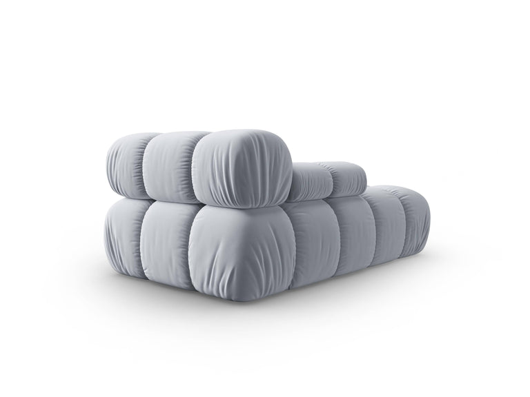 Modulair-chaise longue Tropea links velvet