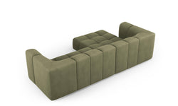 Hoekbank Francesca chenille links 3-zits