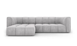 Hoekbank Francesca chenille links 3-zits
