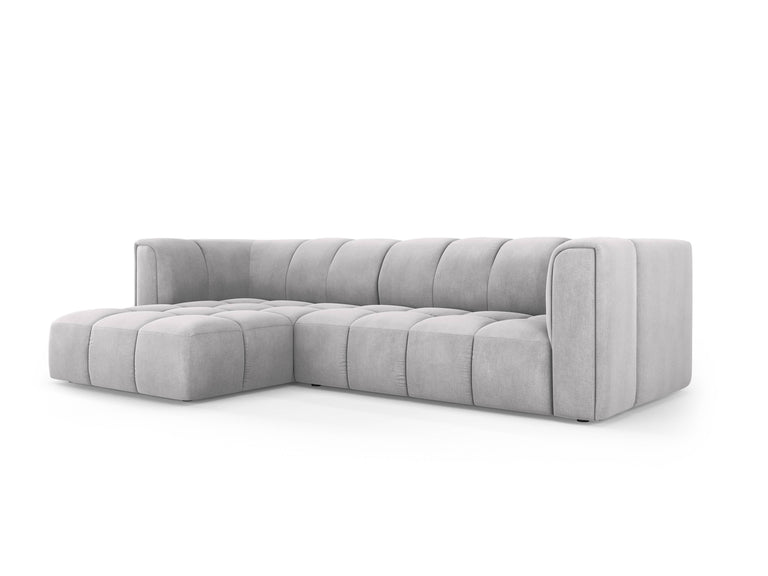 Hoekbank Francesca chenille links 3-zits