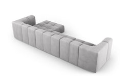 Hoekbank Francesca chenille rechts 5-zits