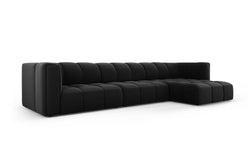 Hoekbank Francesca velvet rechts 5-zits